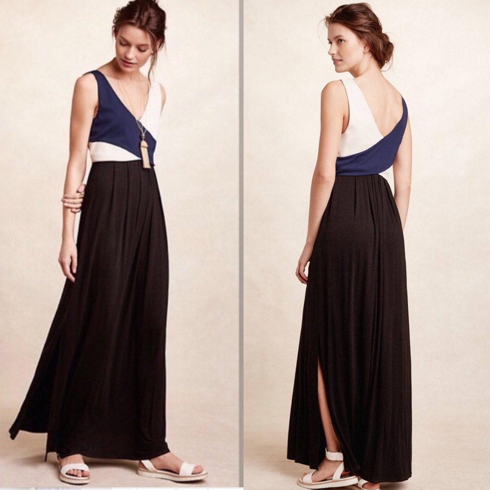 NEW Anthropologie Maeve Elysian Maxi Dress - Picture 1 of 5